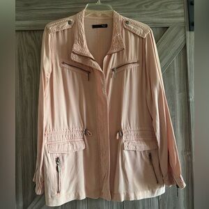 Max Jeans Light Pink Bomber Jacket
